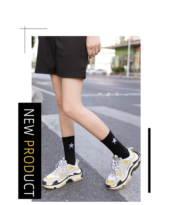 Wholesale Sock Cotton Sports Mid Tube Breathable Sweat Absorption MOQ≥5 JDC-SK-YWCX002