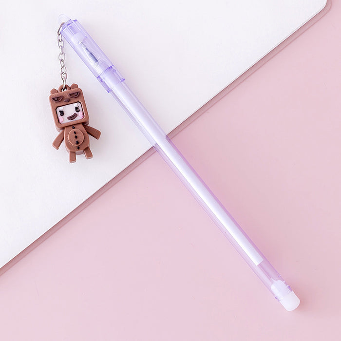 Wholesale pen plastic cute cartoon square mini villain MOQ≥2 JDC-BP-Weituo015