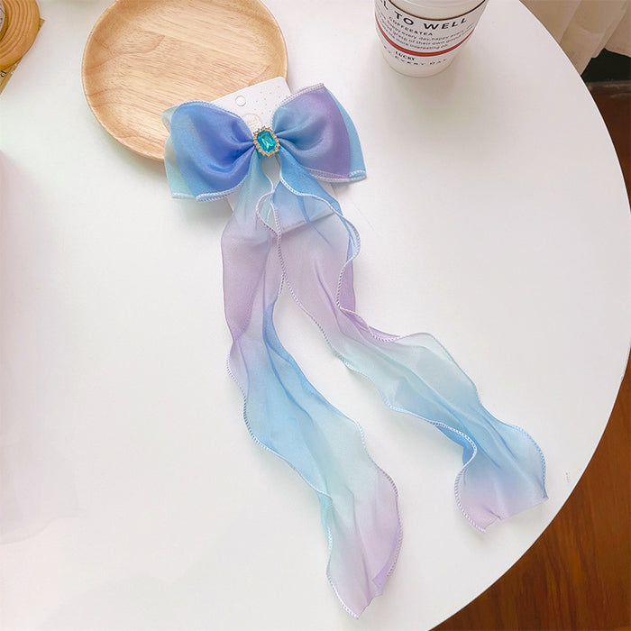 Wholesale hairpin cloth princess crown child bow JDC-HC-WangFeng006