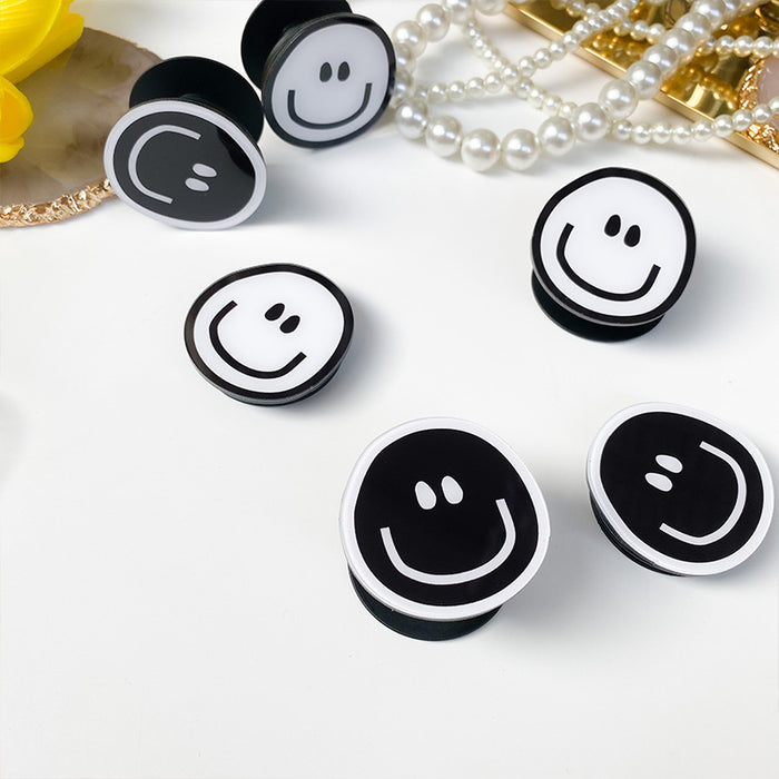 Wholesale Grips Smiley Plastic Telescopic Phone Holder JDC-PS-Xinx006