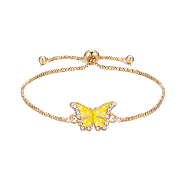 Wholesale Bracelet Alloy Ceramic Diamond Smart Butterfly Bracelet MOQ≥2 JDC-BT-XiaoM005