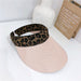 Jewelry WholesaleWholesale Leopard Print Empty Top Hat Sun Hat Straw Hat JDC-FH-HShen001 Fashionhat 鸿琛 %variant_option1% %variant_option2% %variant_option3%  Factory Price JoyasDeChina Joyas De China