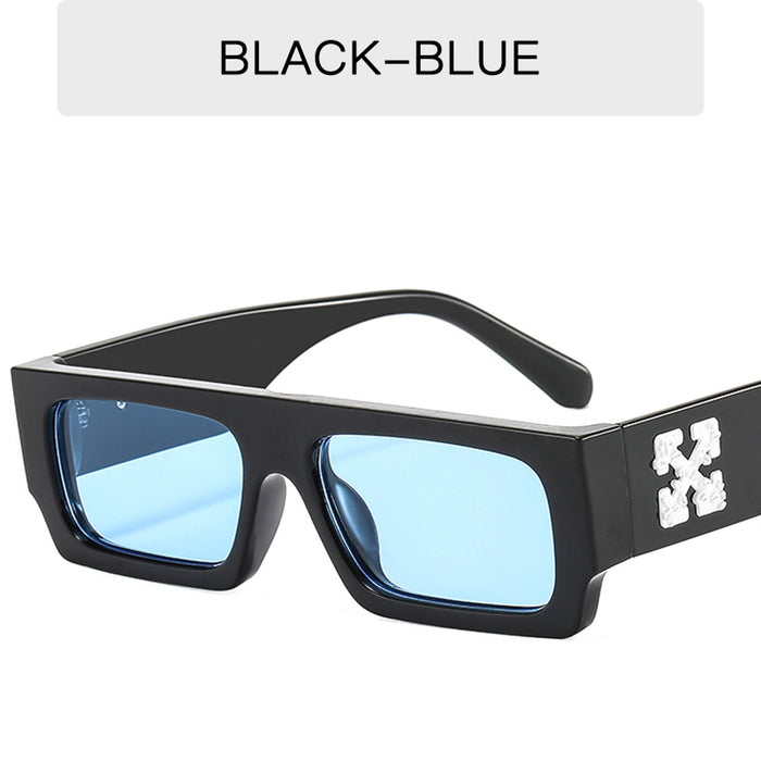 Jewelry WholesaleWholesale square frame personality snowflake hip hop metal hinged sunglasses JDC-SG-JiaW008 Sunglasses 嘉威 %variant_option1% %variant_option2% %variant_option3%  Factory Price JoyasDeChina Joyas De China