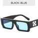 Jewelry WholesaleWholesale square frame personality snowflake hip hop metal hinged sunglasses JDC-SG-JiaW008 Sunglasses 嘉威 %variant_option1% %variant_option2% %variant_option3%  Factory Price JoyasDeChina Joyas De China