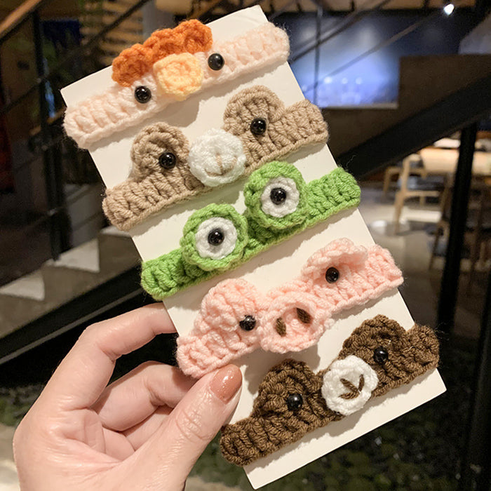 Wholesale Bracelet Handmade Wool Knitting Cute Cartoon MOQ≥2 JDC-BT-YongY010