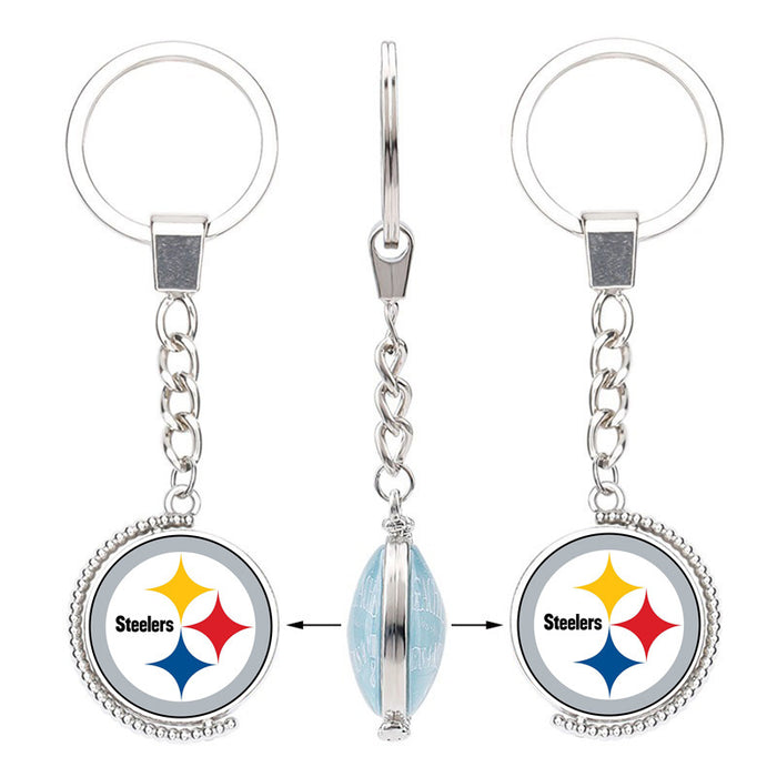 Wholesale NFL Team Football Alloy Keychain MOQ≥5 JDC-KC-MiaoY010