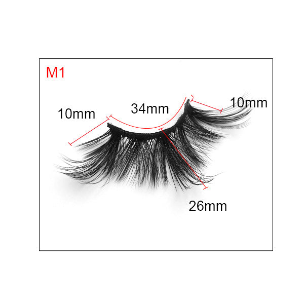 Wholesale 8D Imitation Mink Hair 25mm Natural Long Thicker False Eyelashes JDC-EY-MYan005