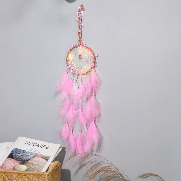 Wholesale Creative Lantern Multicolor Night Light Dreamcatcher Pendant MOQ≥2 JDC-DC-JunX021