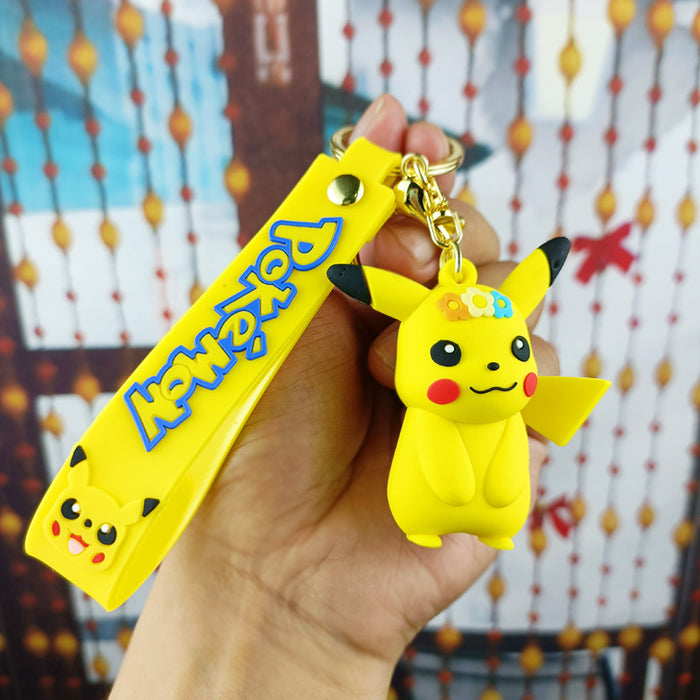 Wholesale Keychains Silicone Cute Cartoon Anime MOQ≥2 (M) JDC-KC-YYi008