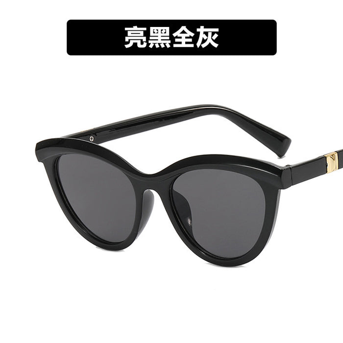 Jewelry WholesaleWholesale triangle cat's eye glasses frame JDC-SG-PLS60 Sunglasses 普琳丝 %variant_option1% %variant_option2% %variant_option3%  Factory Price JoyasDeChina Joyas De China