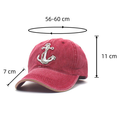 Wholesale Embroidered Cotton Denim Baseball Cap JDC-FH-HanDi007