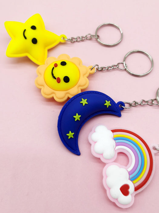 Jewelry WholesaleWholesale Sky Cartoon Sun Moon Rainbow Star Keychain JDC-KC-QiShi028 Keychains 奇释 %variant_option1% %variant_option2% %variant_option3%  Factory Price JoyasDeChina Joyas De China