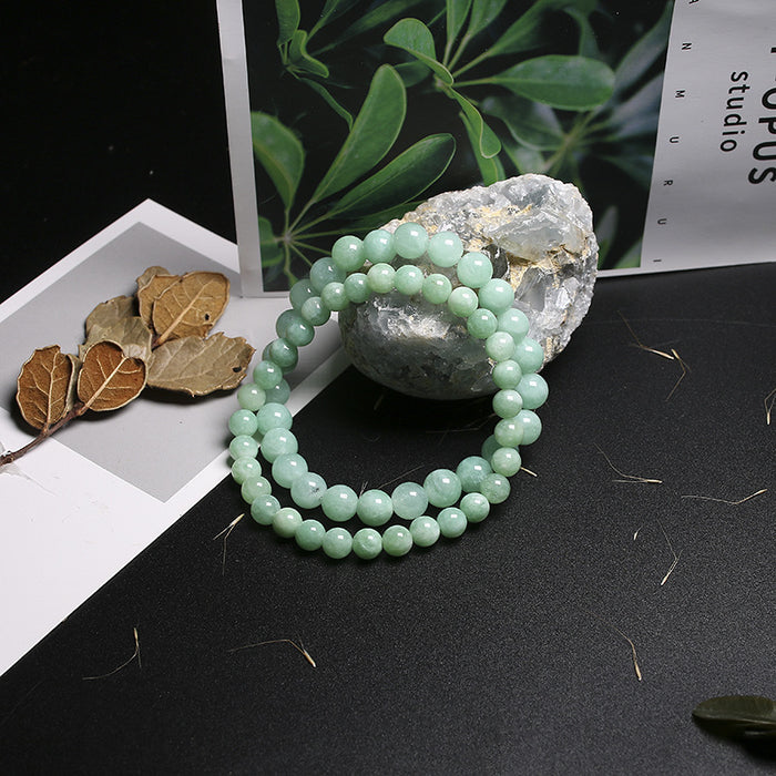 Wholesale Add Color Green Aventurine Chalcedony Bracelet Natural Gem Bracelet JDC-BT-liehuo006