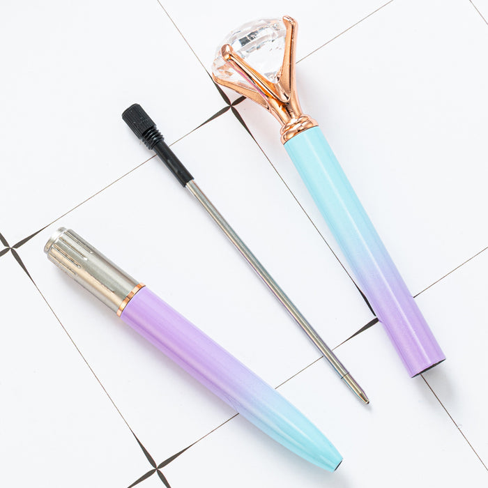 Wholesale Ballpoint Pen Metal Gradient Diamond Pen MOQ≥2 JDC-BP-huah080