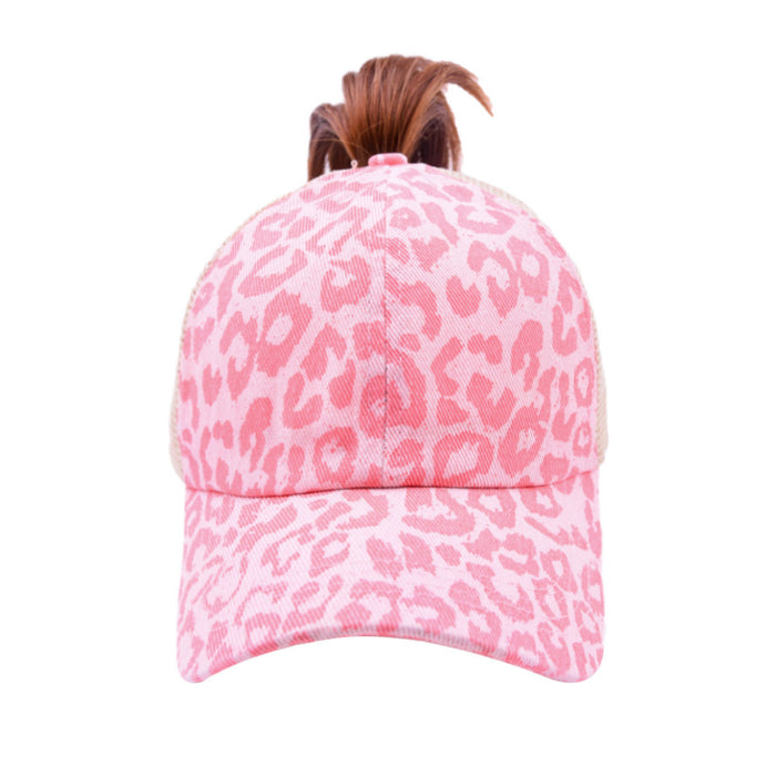 Jewelry WholesaleWholesale Leopard Print Baseball Hat Cotton Sports Mesh Cap MOQ≥2 JDC-FH-WenR001 Fashionhat 温然 %variant_option1% %variant_option2% %variant_option3%  Factory Price JoyasDeChina Joyas De China