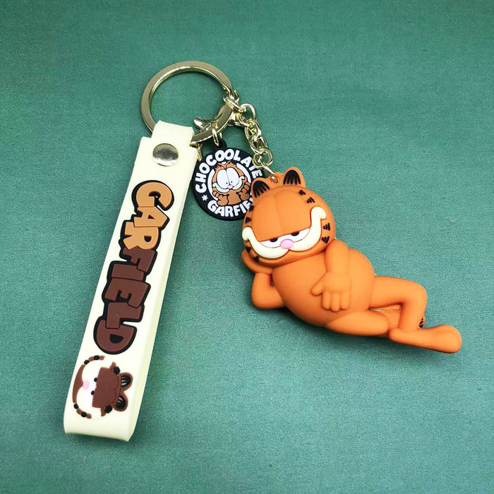 Wholesale Keychain PVC Cute Cartoon Cat Pendant MOQ≥2 (M) JDC-KC-XSZ010