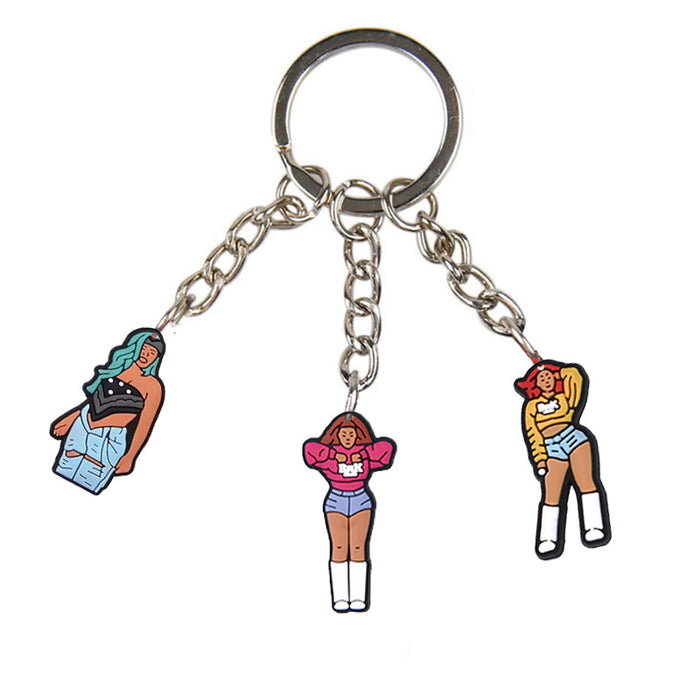 Wholesale Keychains PVC Cute Cartoon Anime(M) MOQ≥10 JDC-KC-BZYH002