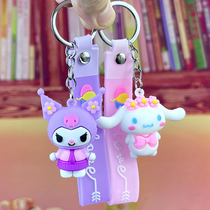 Wholesale keychain pvc pendant cute cartoon MOQ≥10 JDC-KC-MQu001