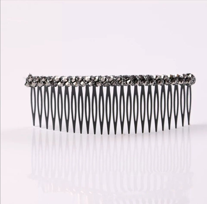 Wholesale Hair Clips Inverted Comb Crystal Plastic JDC-HC-ShiX004