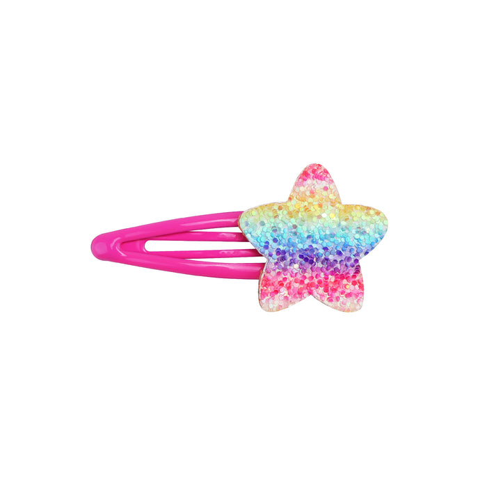 Wholesale Hair Clips Sequin PU Sponge Cartoon Star Kids JDC-HC-oumei003