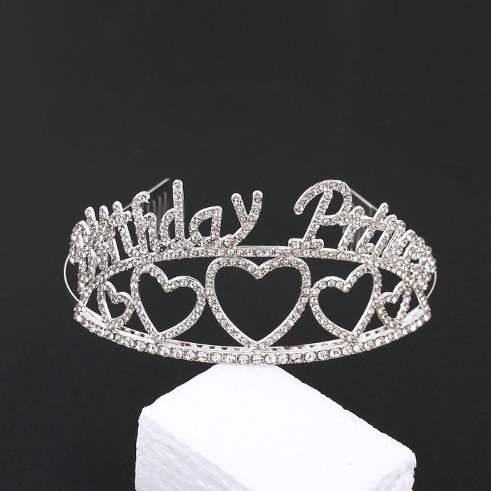 Jewelry WholesaleWholesale Rhinestone Crown Metal Headband MOQ≥2 JDC-HD-YCh007 Headband 一诚 %variant_option1% %variant_option2% %variant_option3%  Factory Price JoyasDeChina Joyas De China