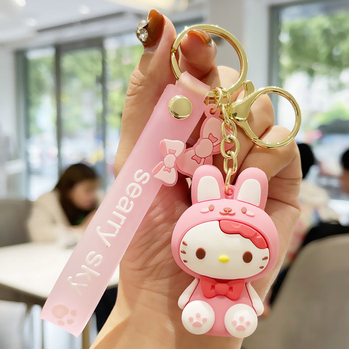 Wholesale Cartoon Soft Adhesive Cute Keychain (M) JDC-KC-JiaoL010