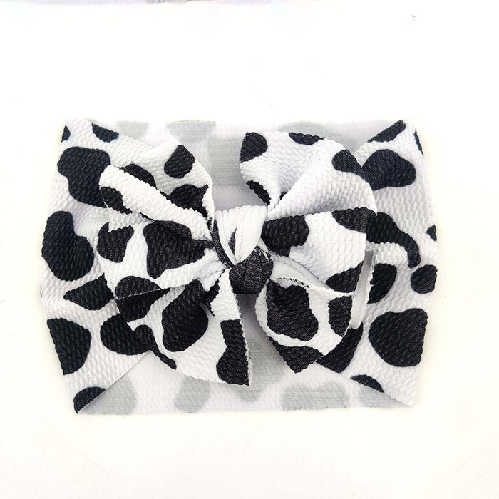 Wholesale wide-brimmed bow baby does not hurt the skin breathable sweatband JDC-HD-ML027