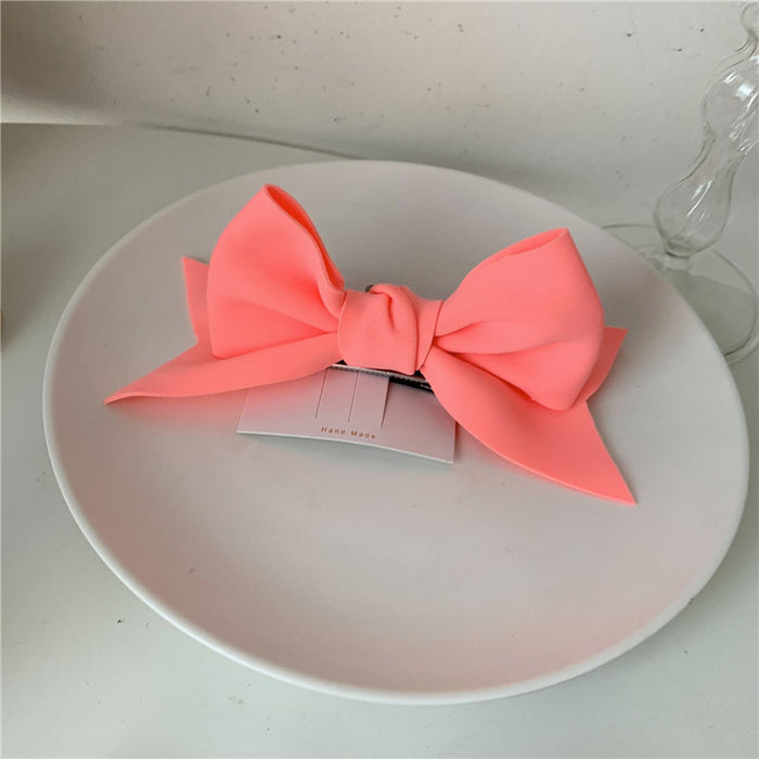 Wholesale Hairpin Fabric Three-dimensional Candy Color Bow JDC-HC-FengT004