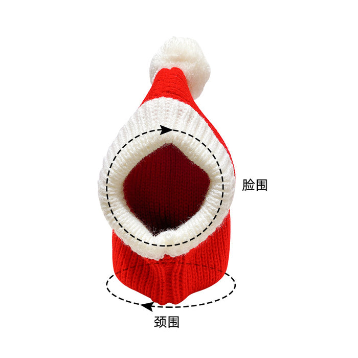 Wholesale Pet Dog Santa Hat Red Beanie JDC-PC-Tengy002