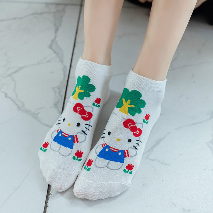 Wholesale cartoon socks straight cute pumps JDC-SK-CYu012