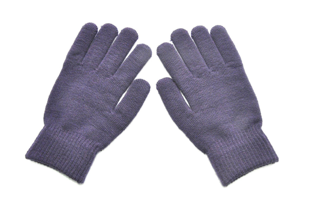 Wholesale Gloves Cotton Solid Color Knitted Wool Warm JDC-GS-QinS002