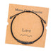Jewelry WholesaleWholesale Morse Code Black Iron Stone Beaded Braided Bracelet JDC-BT-ZhuJ002 Bracelet 诛积 %variant_option1% %variant_option2% %variant_option3%  Factory Price JoyasDeChina Joyas De China