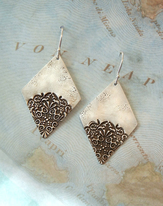 Wholesale Earrings Alloy Vintage Pattern Diamond JDC-ES-MingC002