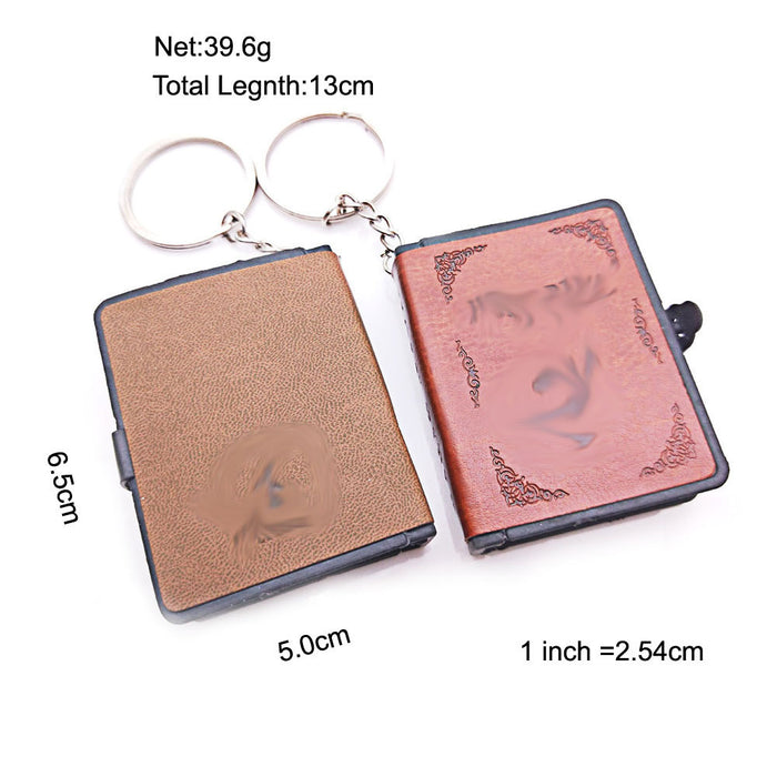 Wholesale Keychain Cross Mini Bible Leather Random JDC-KC-BYou008