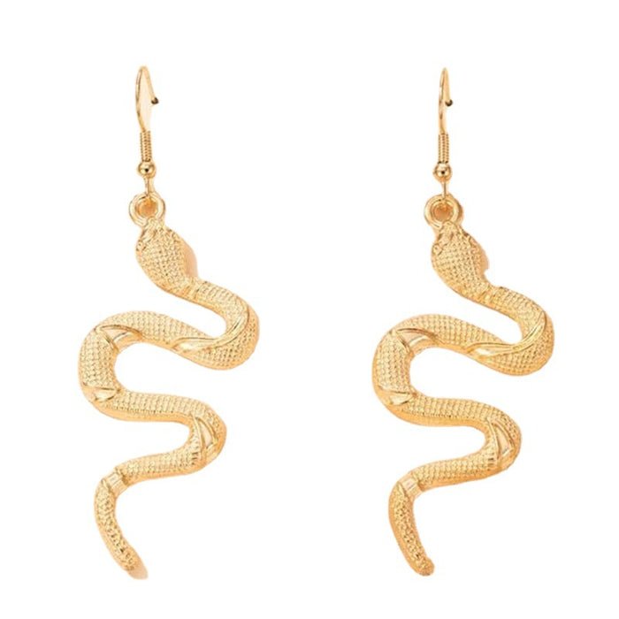 Jewelry WholesaleWholesale Snake Earrings personality snake element alloy earrings JDC-ES-XC349 Earrings 夏晨 %variant_option1% %variant_option2% %variant_option3%  Factory Price JoyasDeChina Joyas De China