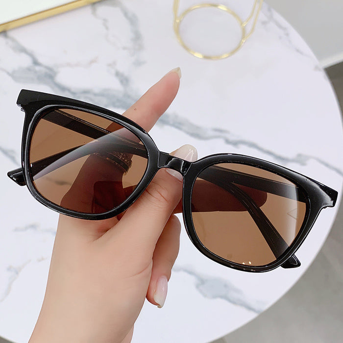 Wholesale Sunglasses PC Brown UV Protection Retro MOQ≥2 JDC-SG-YuanY004