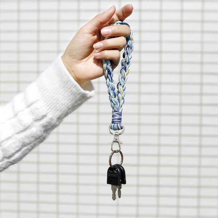 Jewelry WholesaleWholesale color hand-woven lanyard keychain MOQ≥2 JDC-KC-JM027 Keychains 杰米 %variant_option1% %variant_option2% %variant_option3%  Factory Price JoyasDeChina Joyas De China