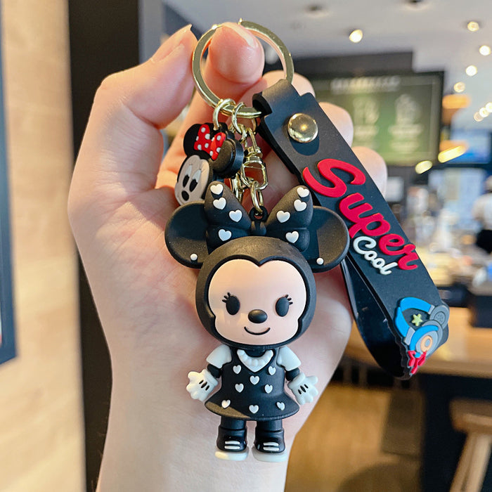 Wholesale Keychains For Backpacks cartoon keychain cute pvc doll car keychain JDC-KC-JG239