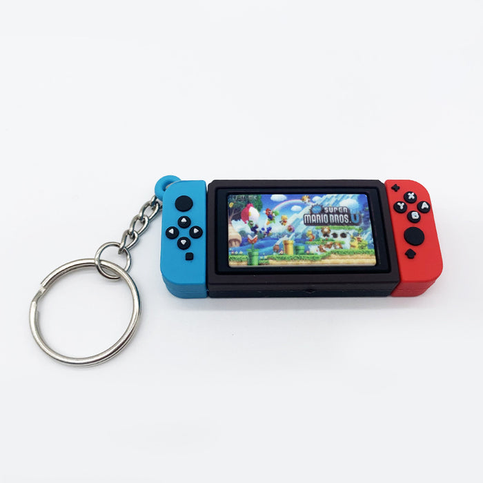 Wholesale Cartoon Silicone Game Machine Keychain MOQ≥2 JDC-KC-HAn001