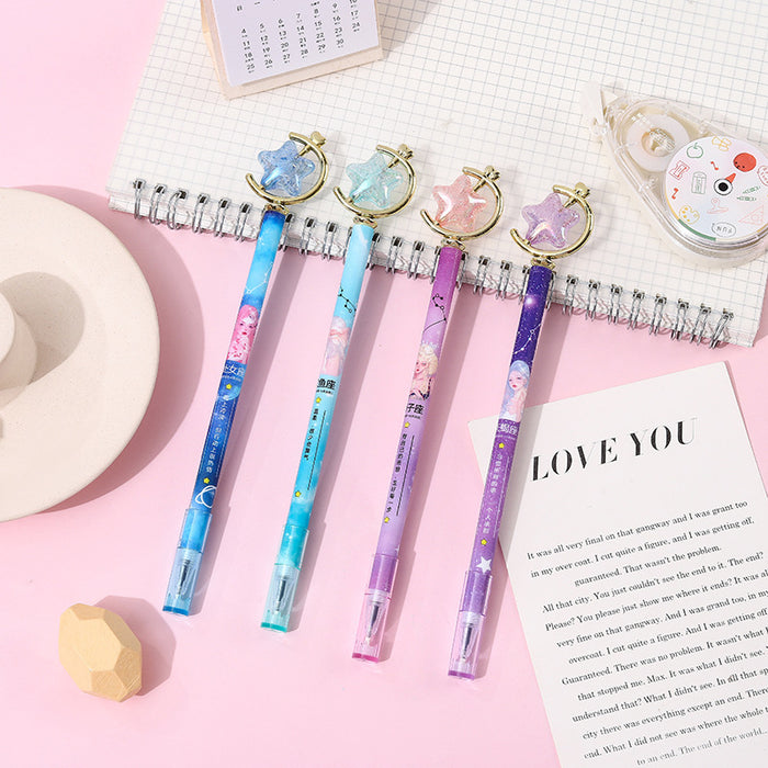 Wholesale Ballpoint Pen Constellation Magic Wand Gel Pen MOQ≥2 JDC-BP-XingCh002