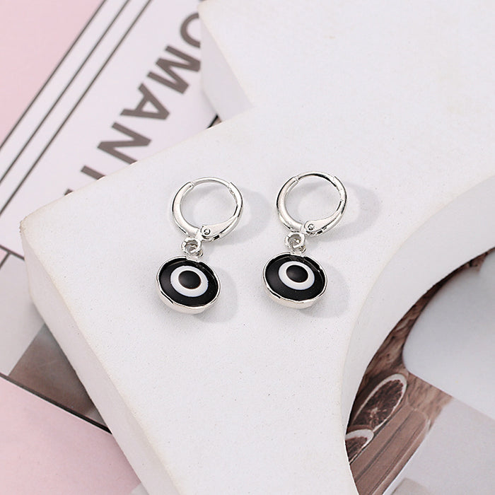 Jewelry WholesaleWholesale Demon Eye Glass Earrings MOQ≥2 JDC-ES-WZX001 Earrings 万之欣 %variant_option1% %variant_option2% %variant_option3%  Factory Price JoyasDeChina Joyas De China