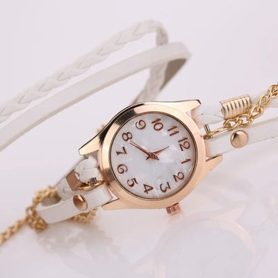 Wholesale Quartz Ladies Winding Watch Hand Woven Watch JDC-WH-MiQ005