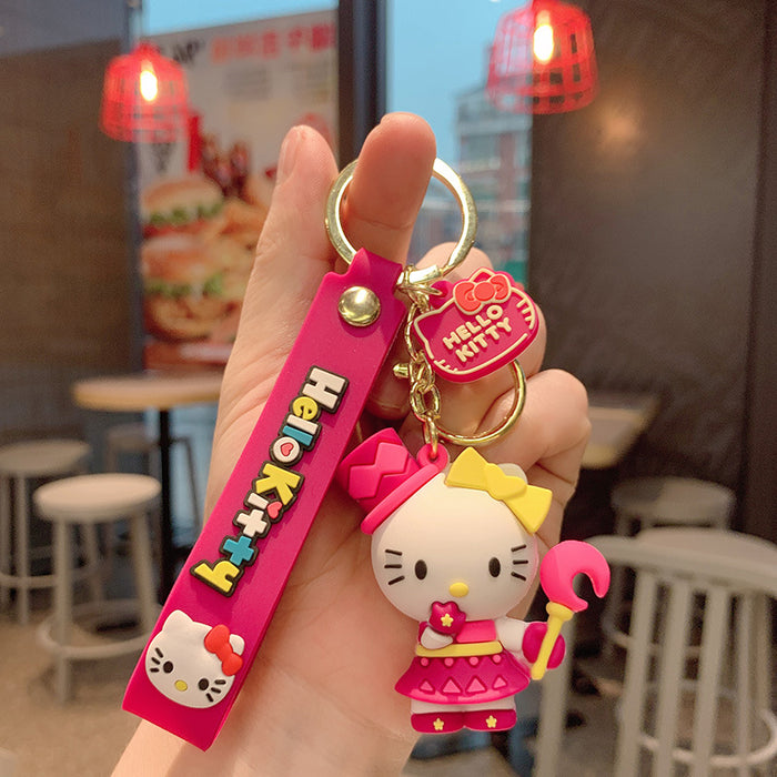 Wholesale key chain pendant silicone doll keychain MOQ≥2 JDC-KC-JCai022