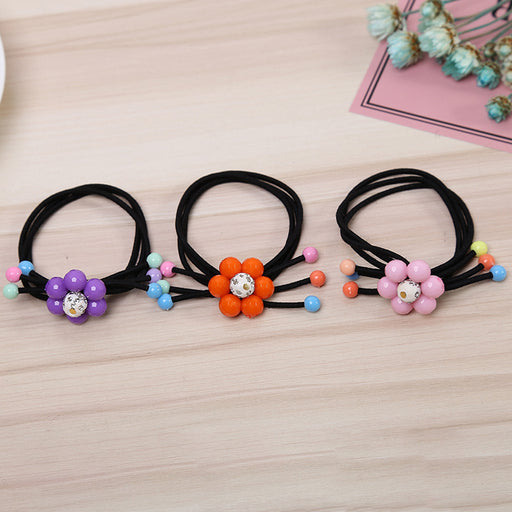 Jewelry WholesaleWholesale cartoon high elastic flower hair rope JDC-HS-Yongh001 Hair Scrunchies 永恒 %variant_option1% %variant_option2% %variant_option3%  Factory Price JoyasDeChina Joyas De China