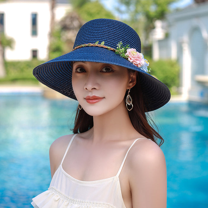 Jewelry WholesaleWholesale Beach Sunshade Parent-Child Straw Hat MOQ≥2 JDC-FH-CGuan001 Fashionhat 诚冠 %variant_option1% %variant_option2% %variant_option3%  Factory Price JoyasDeChina Joyas De China