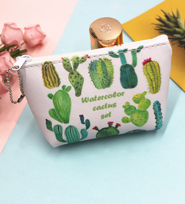 Jewelry WholesaleWholesale Cactus Storage PU Coin Purse Creative Cartoon Wallet JDC-WT-Donglej018 Wallet 东津 %variant_option1% %variant_option2% %variant_option3%  Factory Price JoyasDeChina Joyas De China