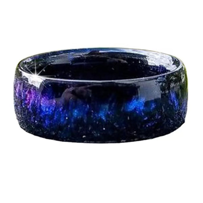 Wholesale Acrylic Resin Colorful Gypsophila Rings MOQ≥2 JDC-RS-LingX001