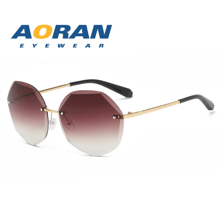 Jewelry WholesaleWholesale frameless sunscreen thin anti ultraviolet Sunglasses JDC-SG-AoR004 Sunglasses 奥然 %variant_option1% %variant_option2% %variant_option3%  Factory Price JoyasDeChina Joyas De China