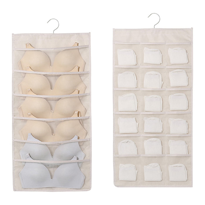 Wholesale PEVA Non Woven Hanging Fabric Storage Bag MOQ≥2 JDC-SB-Jiuf001