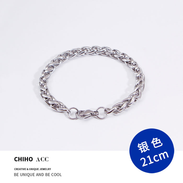 Jewelry WholesaleWholesale keel titanium steel flower basket bracelet JDC-BT-ZhangM003 Bracelet 展梦 %variant_option1% %variant_option2% %variant_option3%  Factory Price JoyasDeChina Joyas De China